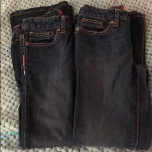2 Pairs of Old Navy Bootcut Jeans